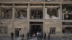 Íránské nechvaln proslulé vzení Evín po izraelských náletech (1. ervence...