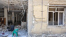 Íránské nechvaln proslulé vzení Evín po izraelských náletech (1. ervence...