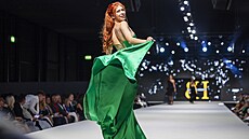 Sou�ástí módních veletrh� Styl a Kabo na brn�nském výstavi�ti byla p�ehlídka...