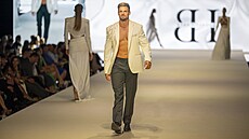 Sou�ástí módních veletrh� Styl a Kabo na brn�nském výstavi�ti byla p�ehlídka...