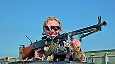 Plukovnice Helena Sováková na misi.