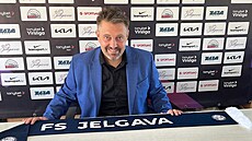 Miloslav Bro�ek, sportovní �editel loty�ského prvoligového klubu Jelgava.