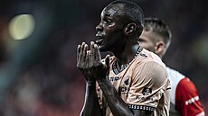 Pardubický útoník Abdullahi Tanko se diví, proti Slavii dostal u tetí...