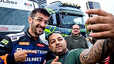 Most, 28. 8. 2025, spanilá jízda a setkání s fanouky ped Czech Truck Prix...