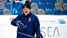 Chomutov, 25. 8. 2025. Trénink �eské hokejové reprezentace U20 p�ed Turnajem...