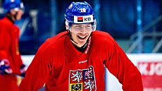 Chomutov, 25. 8. 2025. Trénink �eské hokejové reprezentace U20 p�ed Turnajem...