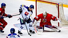 Chomutov, 27. 8. 2025. Turnaj pti zemí U20. esko U20 - Slovensko U20. V akci...