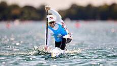 Kanoista Martin Fuksa ve finále mistrovství svta v Milán.