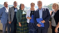 Zleva: Vedoucí odboru zdravotnictví Petr Severa, radní pro oblast zdravotnictví...