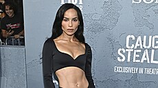 Zoe Kravitzová v New Yorku na premiée filmu ivot v hajzlu (26. srpna 2025)