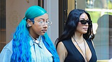 North Westová a její matka Kim Kardashoanová v �ím� (25. srpna 2025)