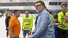 Ministr financí Zbyn�k Stanjura (ODS) na p�edvolební akci koalice SPOLU v Novém...