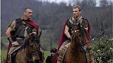 Ray Stevenson (Titus Pullo, vlevo) a Kevin McKidd (Lucius Vorenus) v seriálu...