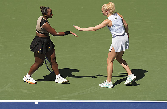  Taylor Townsendová a Kateina Siniaková