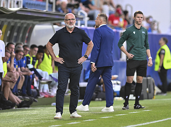 Trenér reprezentaní jedenadvacítky Michal Bílek.