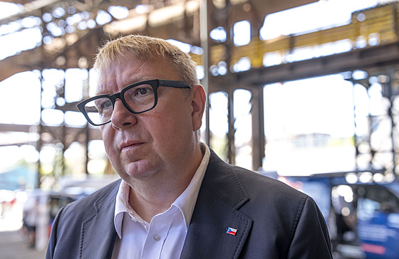 Ale� Juchelka (ANO) v Ostrav� na zahájení oficiální kampan� pro �íjnové volby...