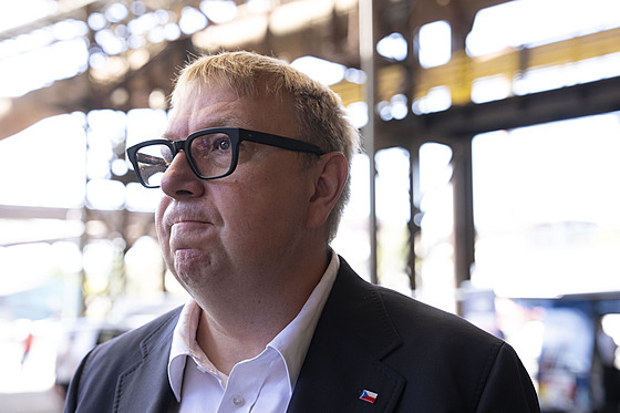 Ale� Juchelka (ANO) v Ostrav� na zahájení oficiální kampan� pro �íjnové volby...