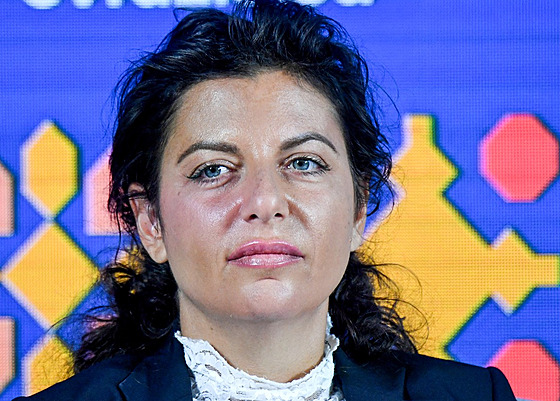 Pední ruská propagandistka, manaerka prokremelských médií Margarita...