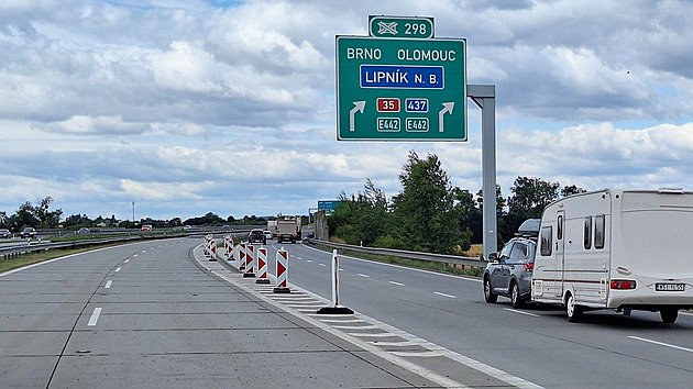 Na Perovsku zane velká pestavba stedového pásu dálnice D1.