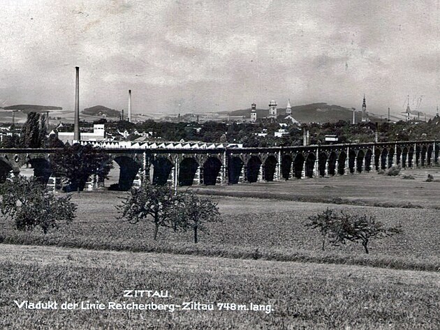 Celkem 748 metrů dlouhý viadukt přes Lužickou Nisu v Žitavě býval častým...