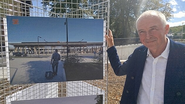 Architekt Jakub Cigler (na snímku) ví, e kladenské nádraí zvýí zájem lidí...