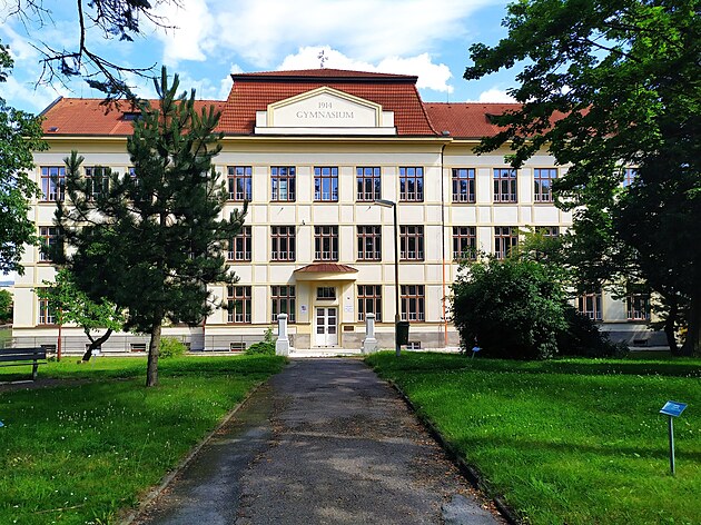 Budova Gymnázia a Stední odborné koly v Moravských Budjovicích.