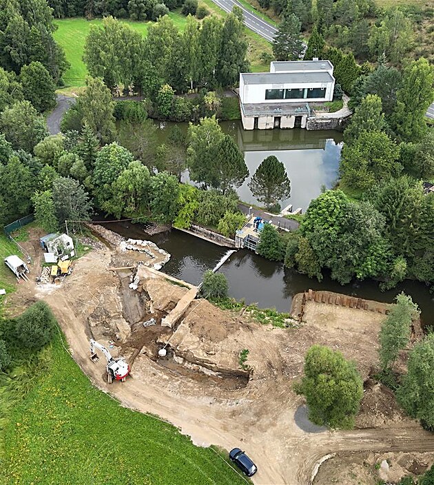 Nový rybí pechod v Teplice bude hotový do listopadu.