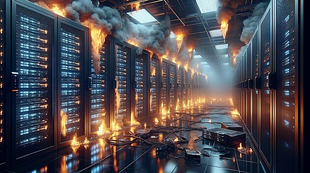 No�ní m�ra firem v podob� vyho�elé serverovny. Dají se obnovit data?