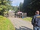 Ve Starch Hamrech v Beskydech zasahuj policist i zchrani u pevrcenho...