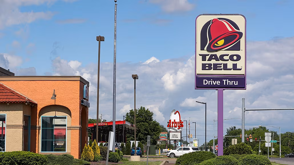 Jedna z amerických restaurací �et�zce Taco Bell (19. kv�tna 2024)