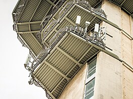 Výhledy od BTS operátora O2 na telekomunika�ní v�i v Pardubicích