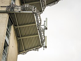 Výhledy od BTS operátora O2 na telekomunika�ní v�i v Pardubicích