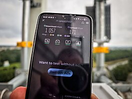 Výhledy od BTS operátora O2 na telekomunika�ní v�i v Pardubicích