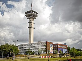 Výhledy od BTS operátora O2 na telekomunika�ní v�i v Pardubicích