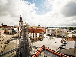 Výhledy od BTS operátora O2 v Olomouci na Horním nám�stí