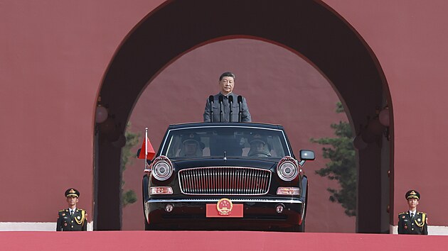 ��nsk� prezident Si �in-pching na vojensk� p�ehl�dce v Pekingu (3. z��� 2025)