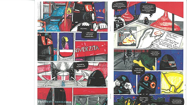 Komiks Top secret vyprv trochu hororov a tajemn pbh, v nm se ern orloj z brnnskho nmst Svobody vytrhne ze svho podstavce, nae se potkv a s patinm odstupem komentuje dal modern sochy v blzkm okol.