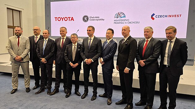 Představení nové investice Toyoty na Úřadu vlády 3. září 2025