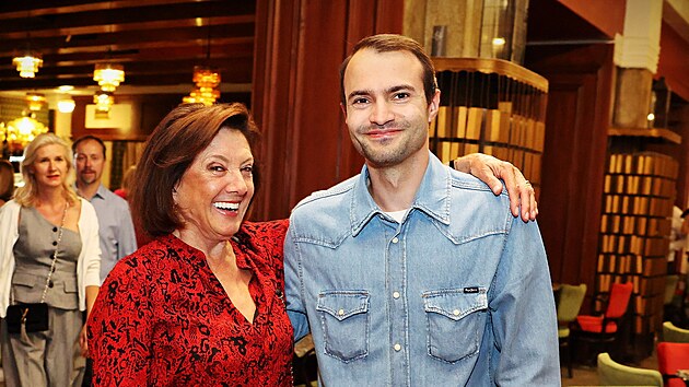 Marie Rottrov� a jej� vnuk Bruno (27. srpna 2025)