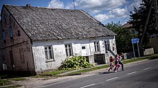 Litevské m�sto Vi�tytis na hranici s ruskou Kaliningradskou oblastí (7. zá�í...