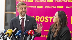 Tisková konference poslaneckého klubu Starostové. (9. zá�í 2025)