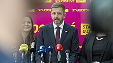 Tisková konference poslaneckého klubu Starostové. (9. zá�í 2025)