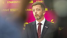 Tisková konference poslaneckého klubu Starostové. (9. zá�í 2025)