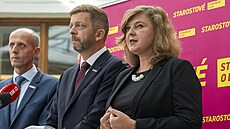 Tisková konference poslaneckého klubu Starostové. (9. zá�í 2025)