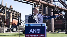 Andrej Babi� (ANO) v Ostrav� na zahájení oficiální kampan� pro �íjnové volby do...