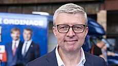 Karel Havlí�ek (ANO) v Ostrav� na zahájení oficiální kampan� pro �íjnové volby...