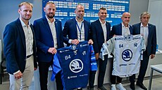 Hokejová Plze pedstavila nové dresy.