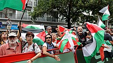 Propalestin�tí aktivisté zablokovali cíl, jedenáctá etapa Vuelty je bez vít�ze.