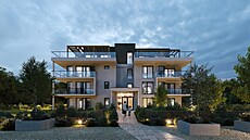 Velkým lákadlem projektu Nové Chabry je koncept bydlení v zeleni. Celý areál je...