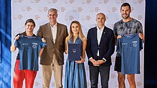 Tisková konference skupiny CSG ve spolupráci s �eským olympijským týmem v...